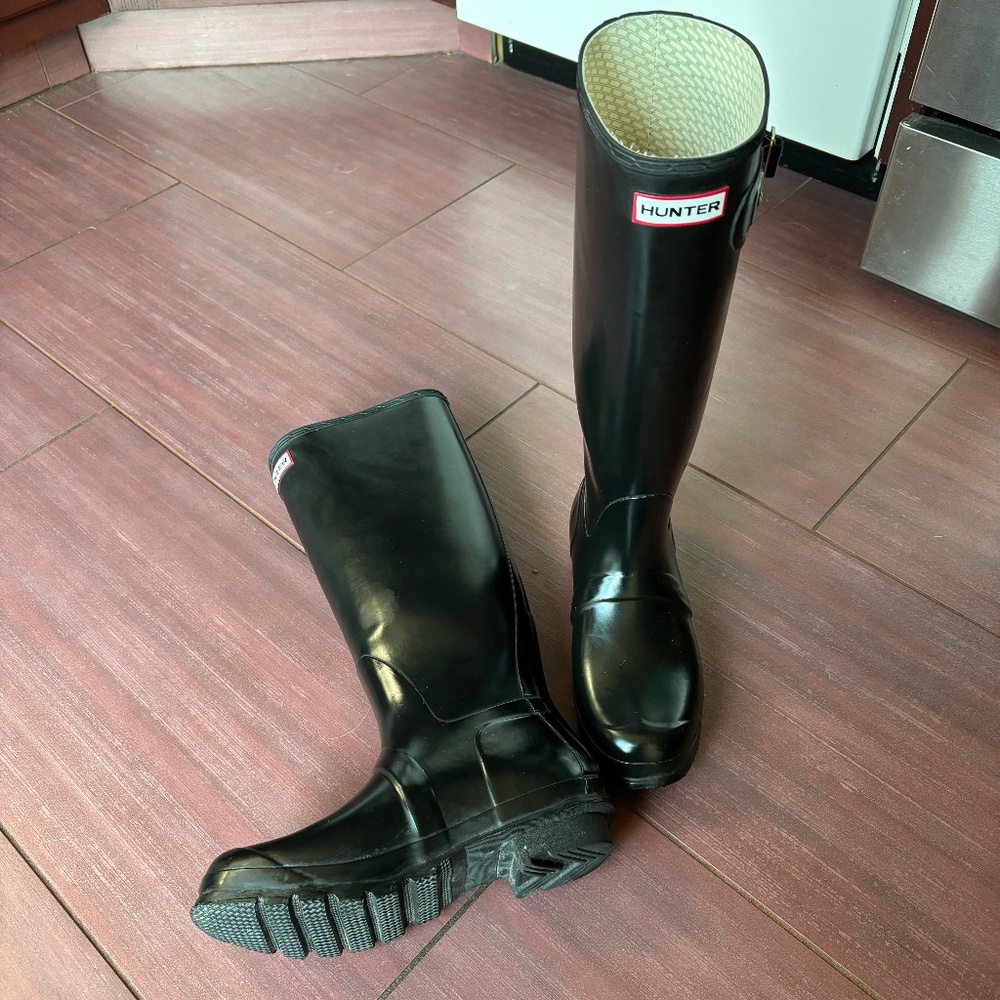 Hunter Classic Original Tall gloss rain boots